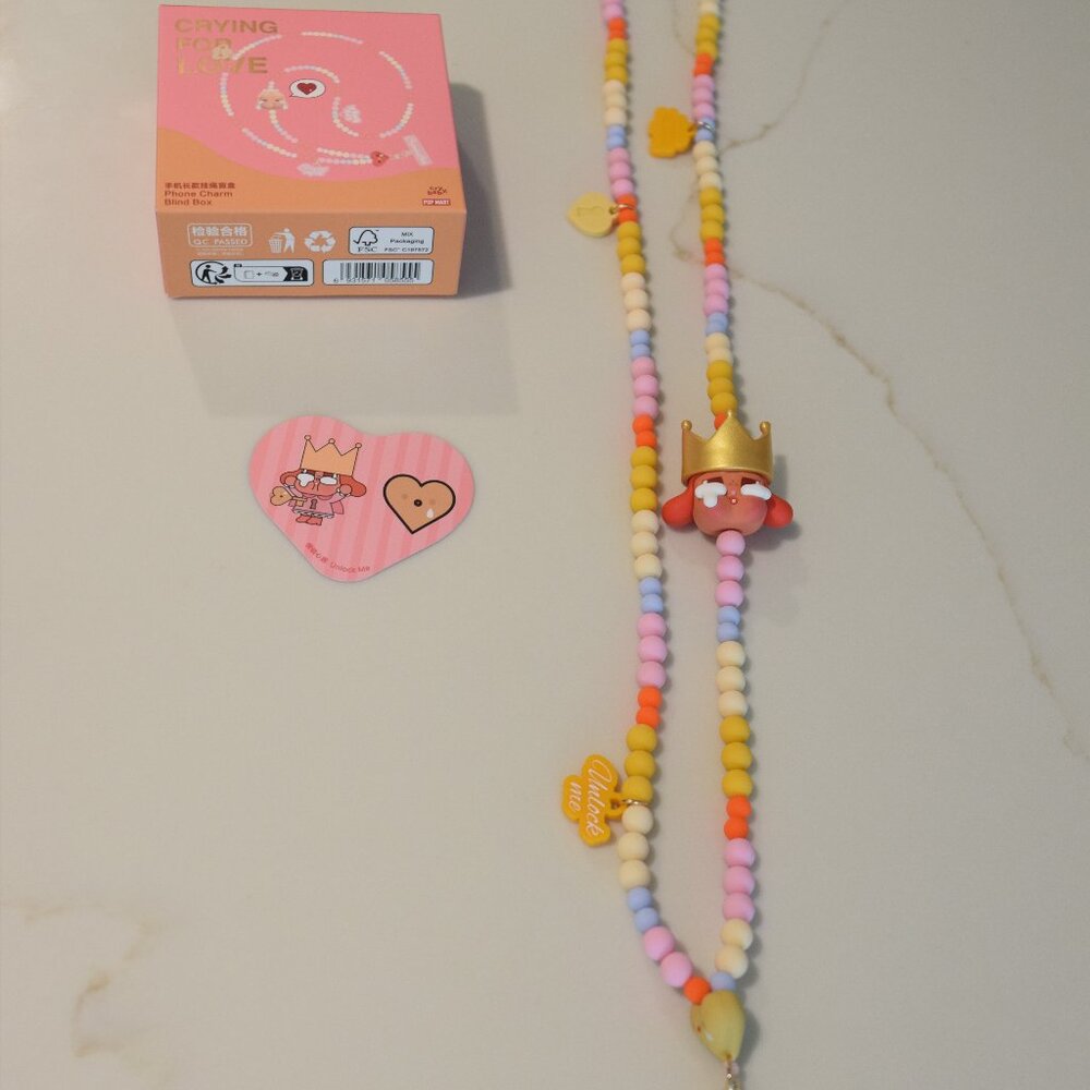 [New Open Box] POP MART CRYBABY Crying For Love Series-Phone Charm Blind Box